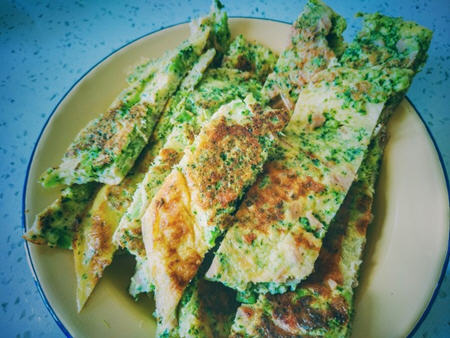 不加面粉的鸡蛋饼的做法7