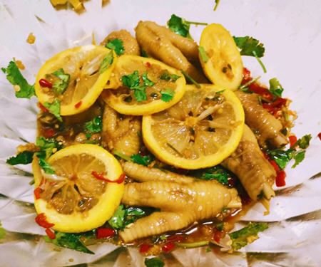 酸辣柠檬鸡爪简单做法2