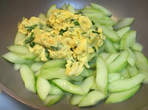 旱黄瓜炒鸡蛋3